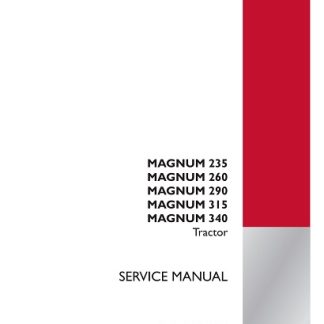 2011 Case IH Magnum 235, 260, 290 ,315 ,340 Tractor Service Manual