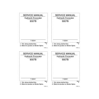 1999 Case 9007B Hydraulic Excavator Service Manual