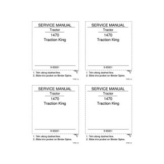 Case IH 1470 Traction King Tractor Service Manual