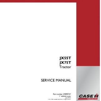 Case IH JX55T, JX75T Tractor Service Repair Manual