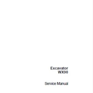 Case WX90 Excavator Service Manual