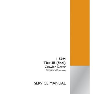 Case 1150M Tier 4B (final) Crawler Dozer Service Manual