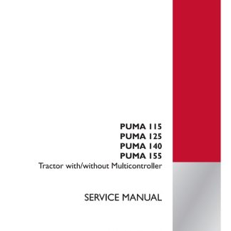 CASE IH Puma 115, 125, 140, 155 Tractor Service Manual
