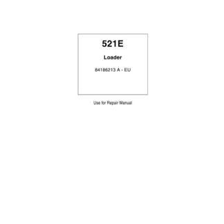 Case 521E Loader Service Repair Manual