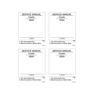 Case 550H Crawler Dozer Service Repair Manual